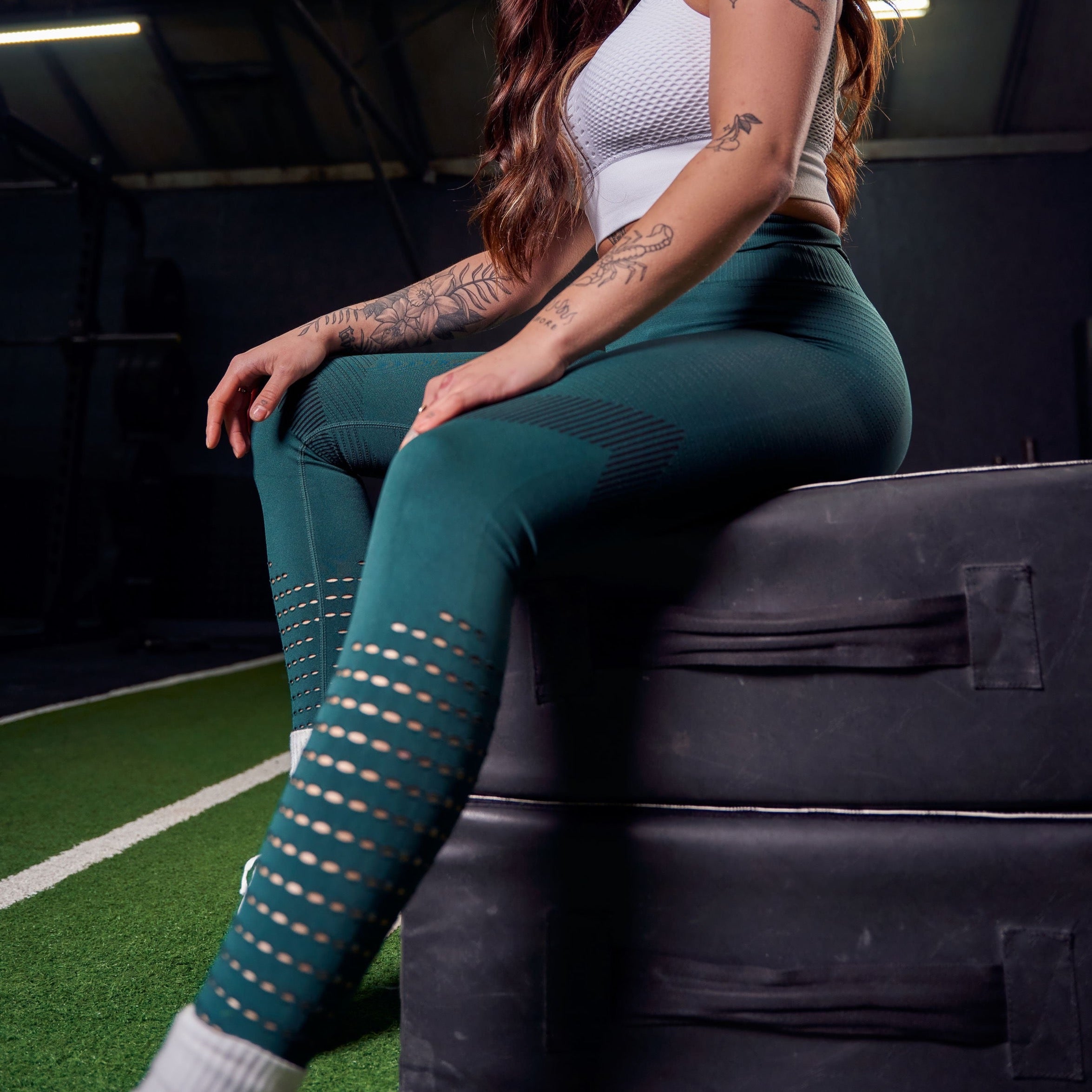 EXELFIT LEGGINGS - GREEN