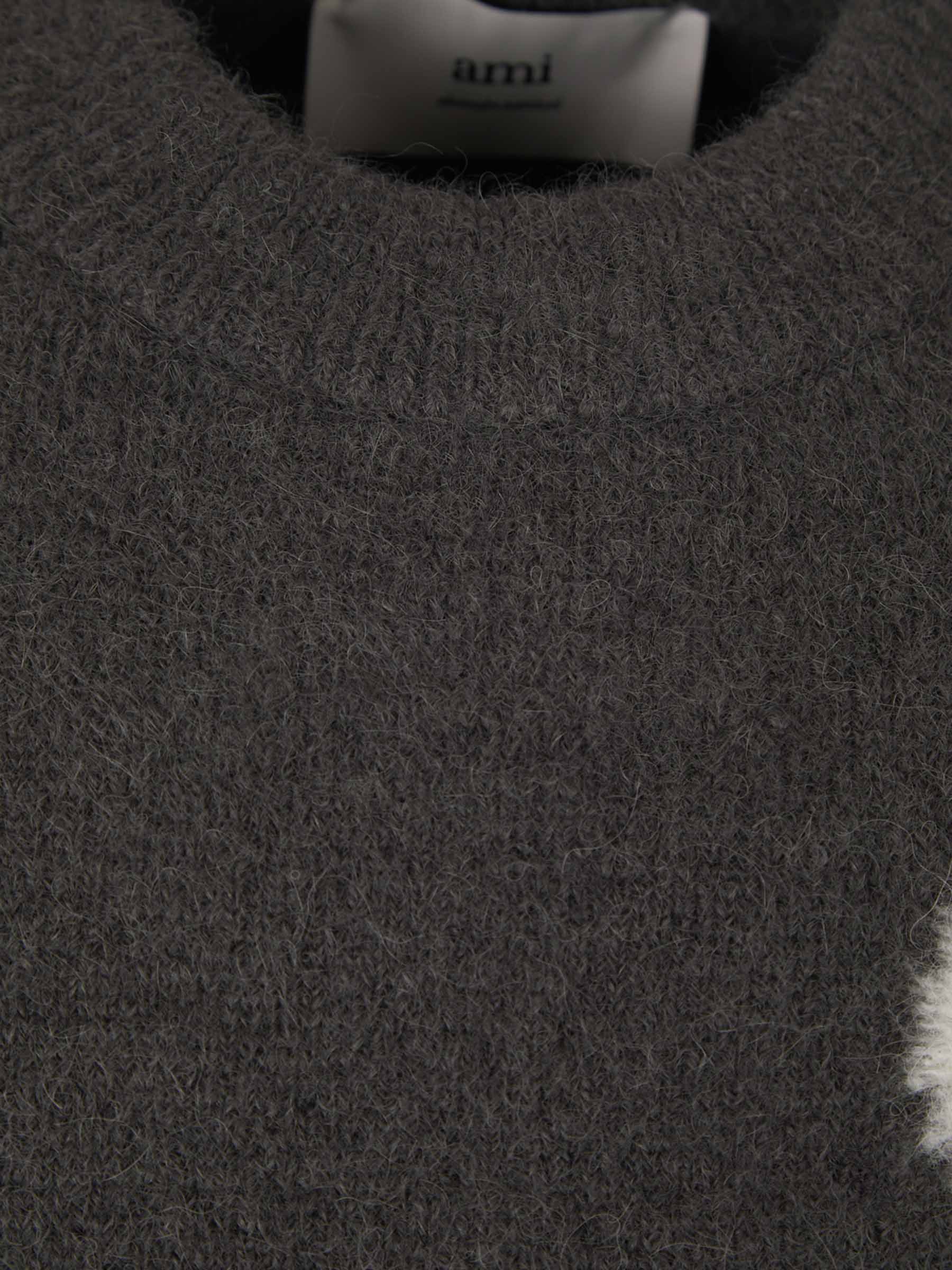 Ami Paris Sweater Gray