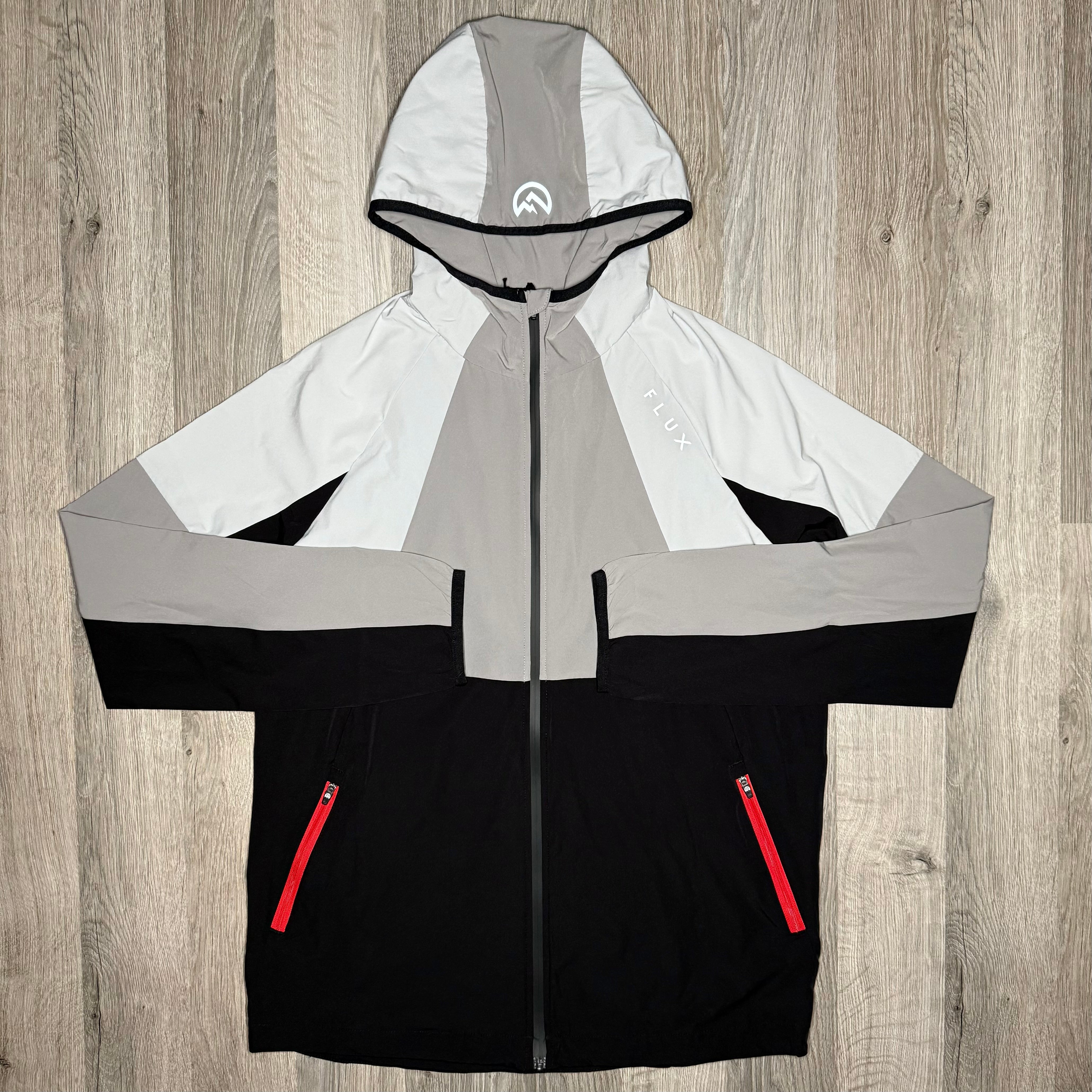 Flux Performance Jacket - Black / Grey / Red (Junior)