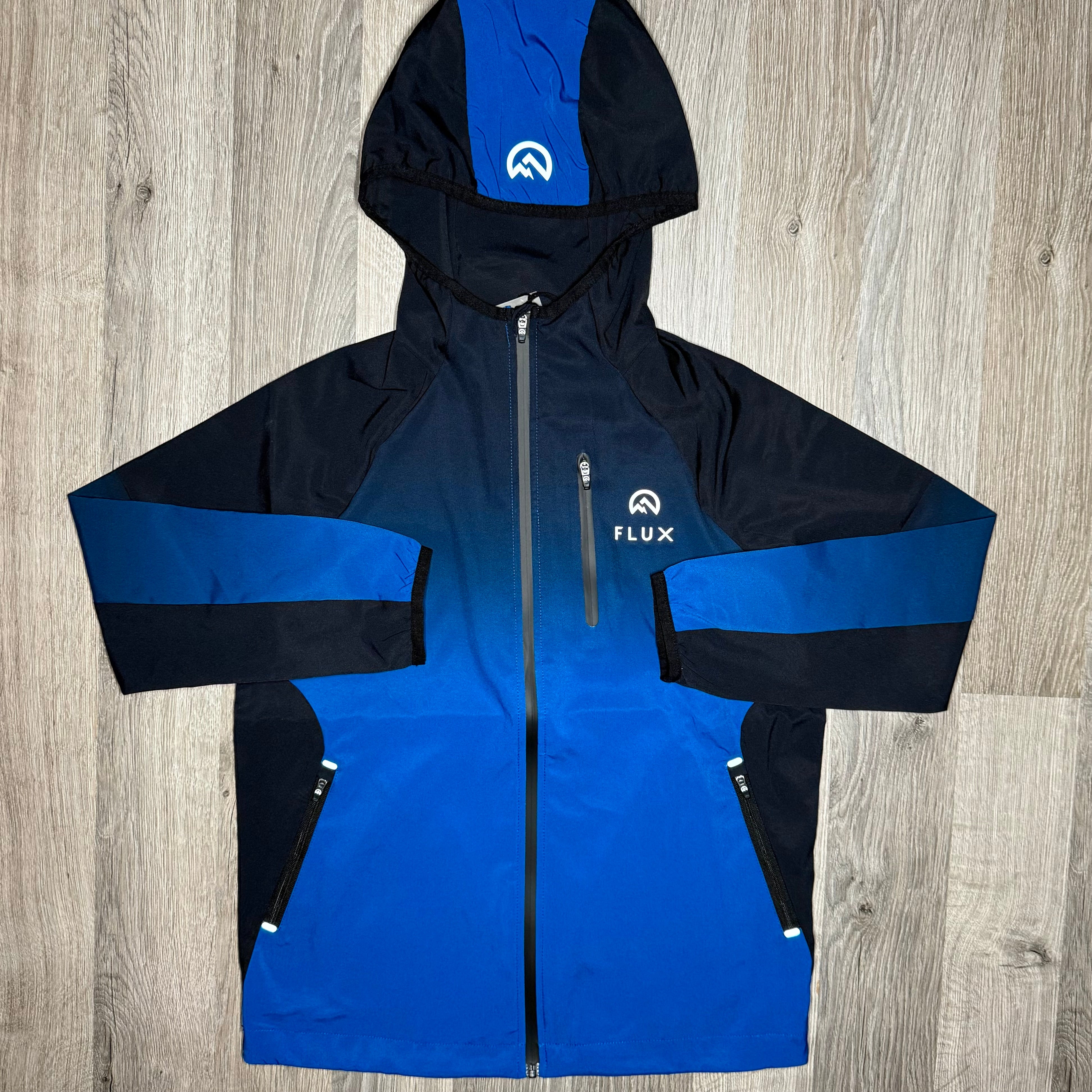 Flux Gradient Jacket - Black / Blue (Junior)