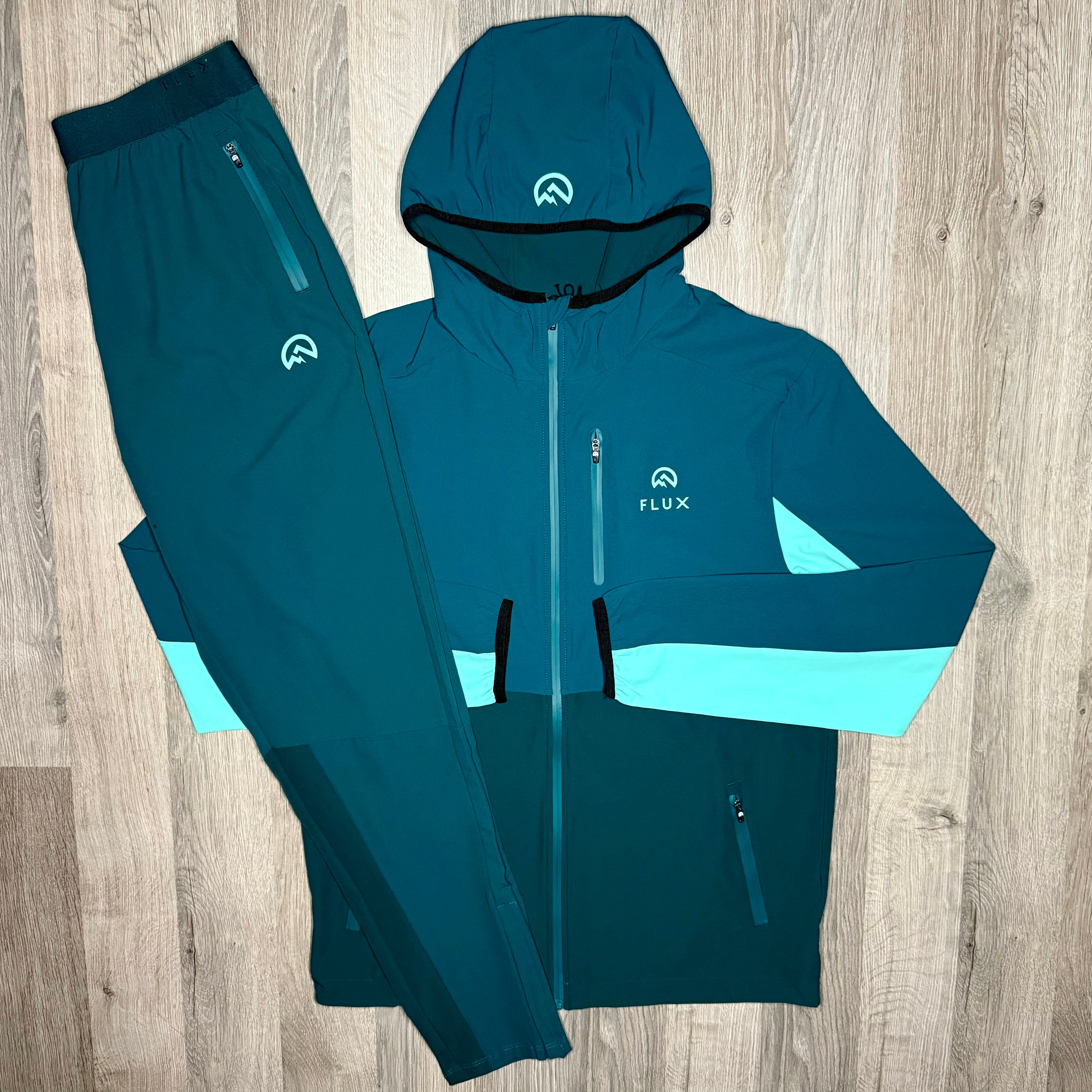 Flux Versatility Set - Jacket & Bottoms - Jungle Green