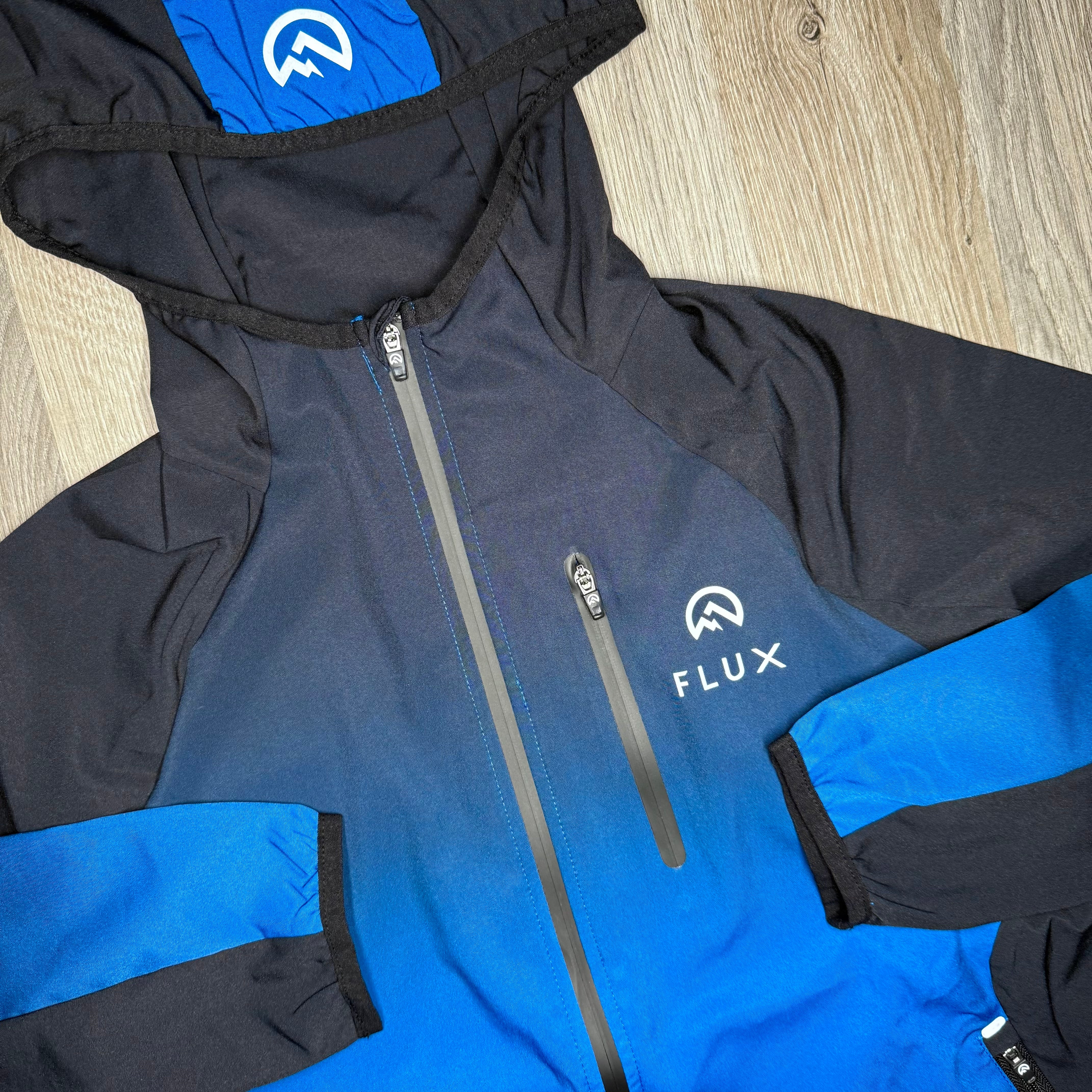 Flux Gradient Jacket - Black / Blue (Junior)