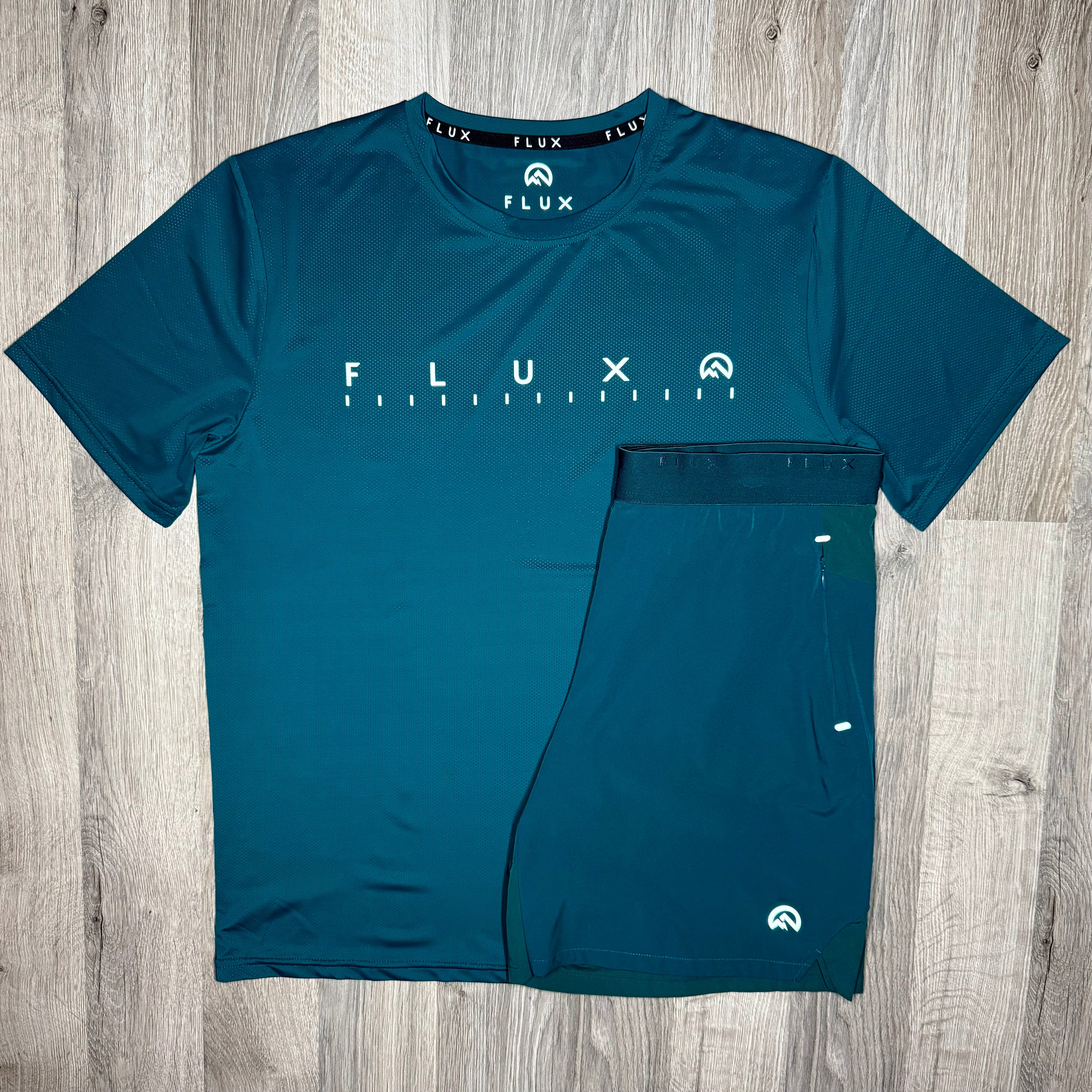 Flux Graphic & Performance Set - Tee & Shorts - Jungle