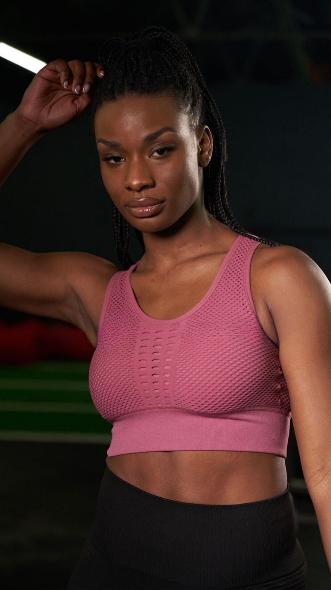 EZELL SPORTS BRA - ROSE