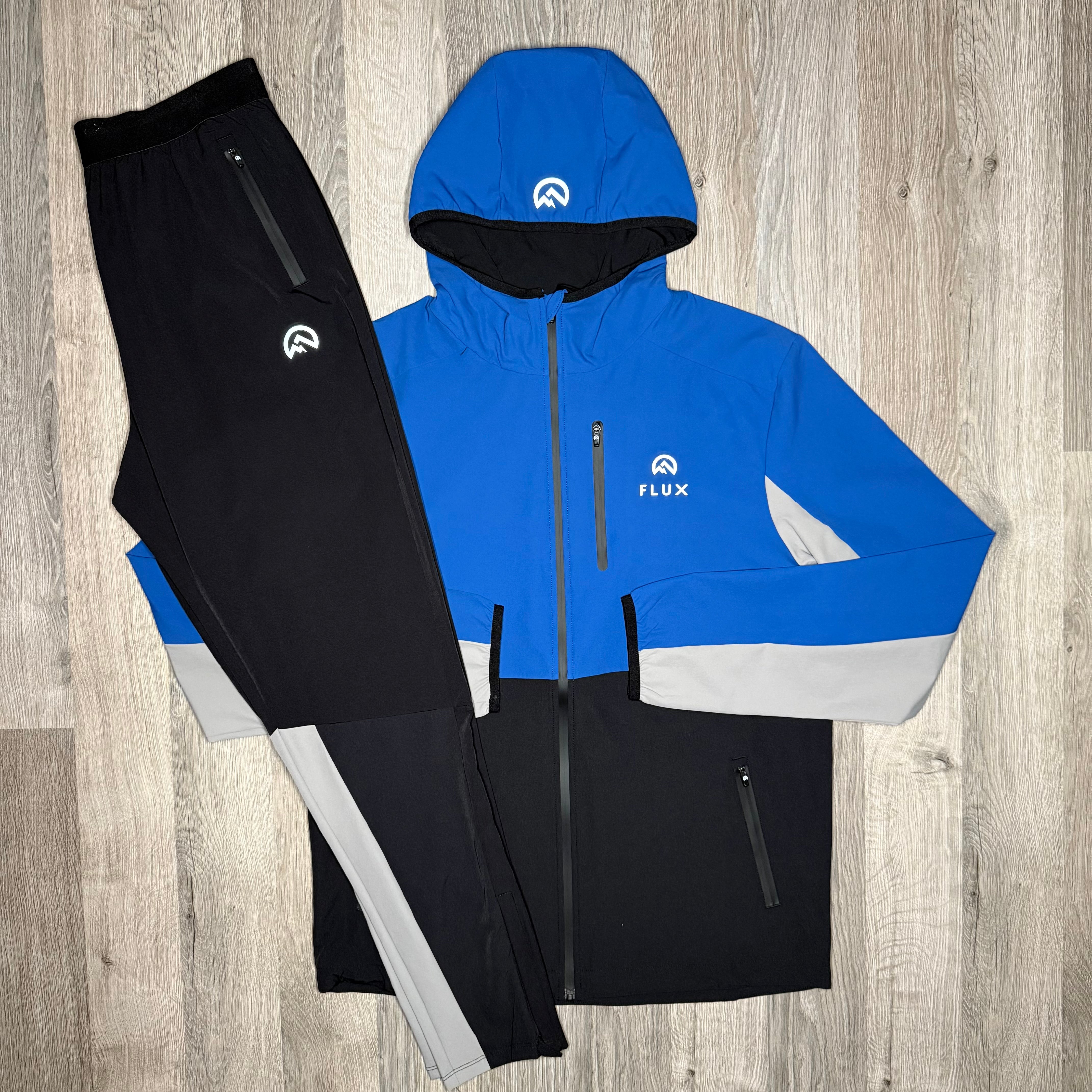 Flux Versatility Set - Jacket & Bottoms - Black / Blue