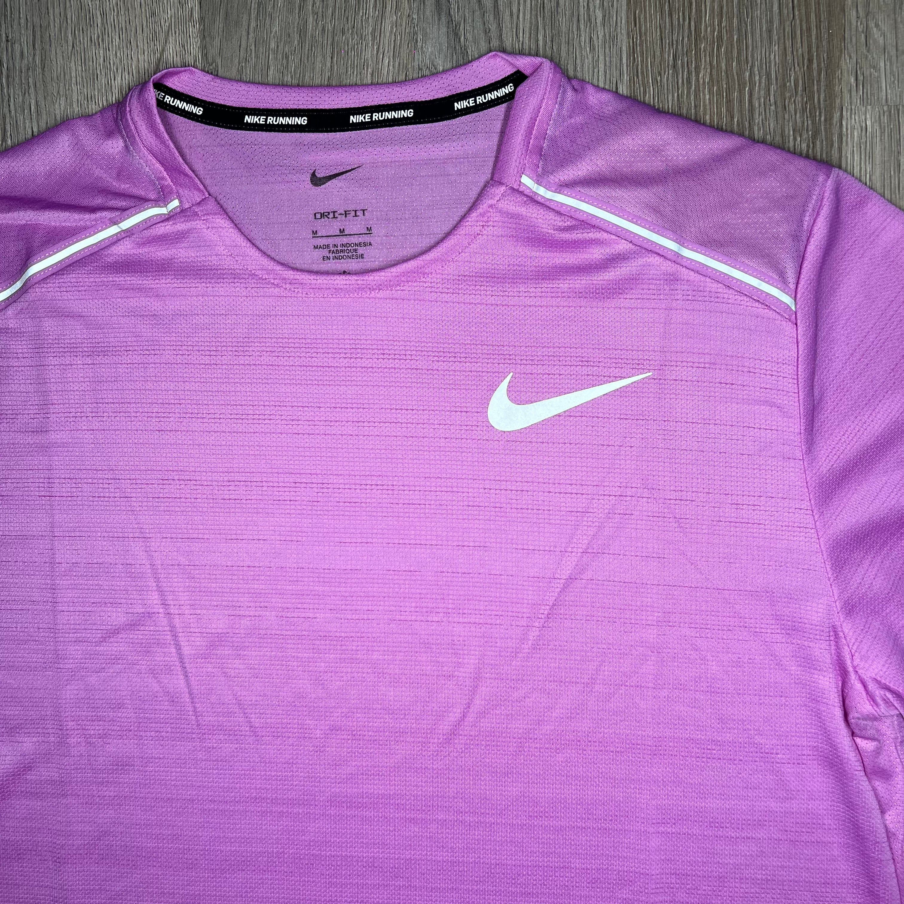 Nike Miler Tee Rush Fuchsia