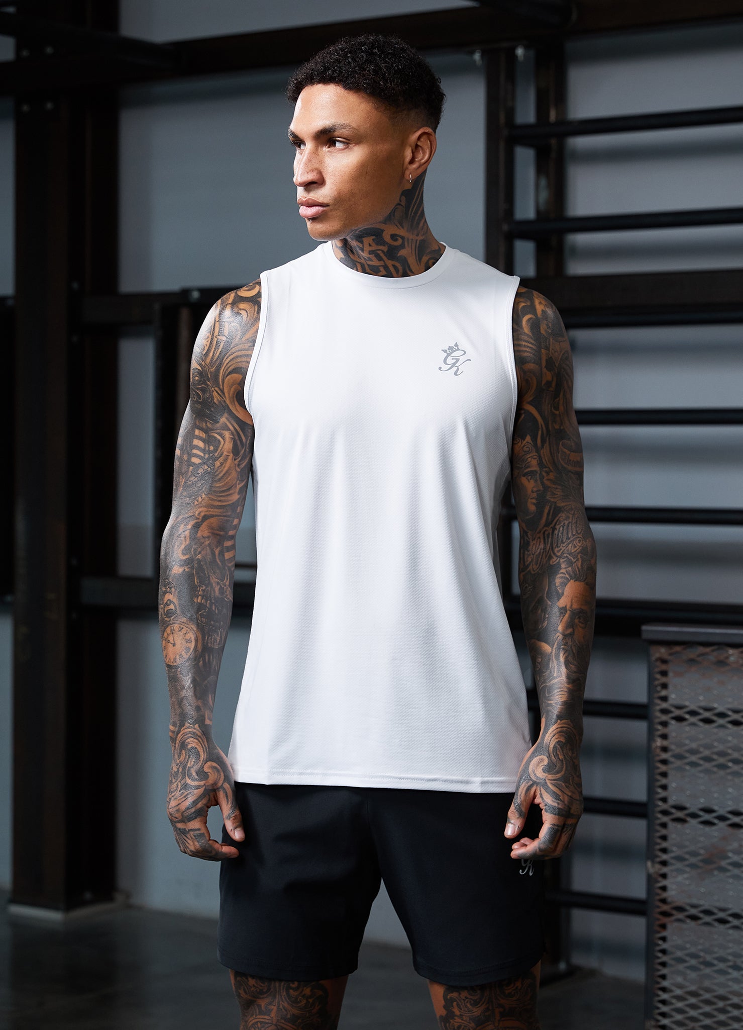 Gym King Energy Vest - White