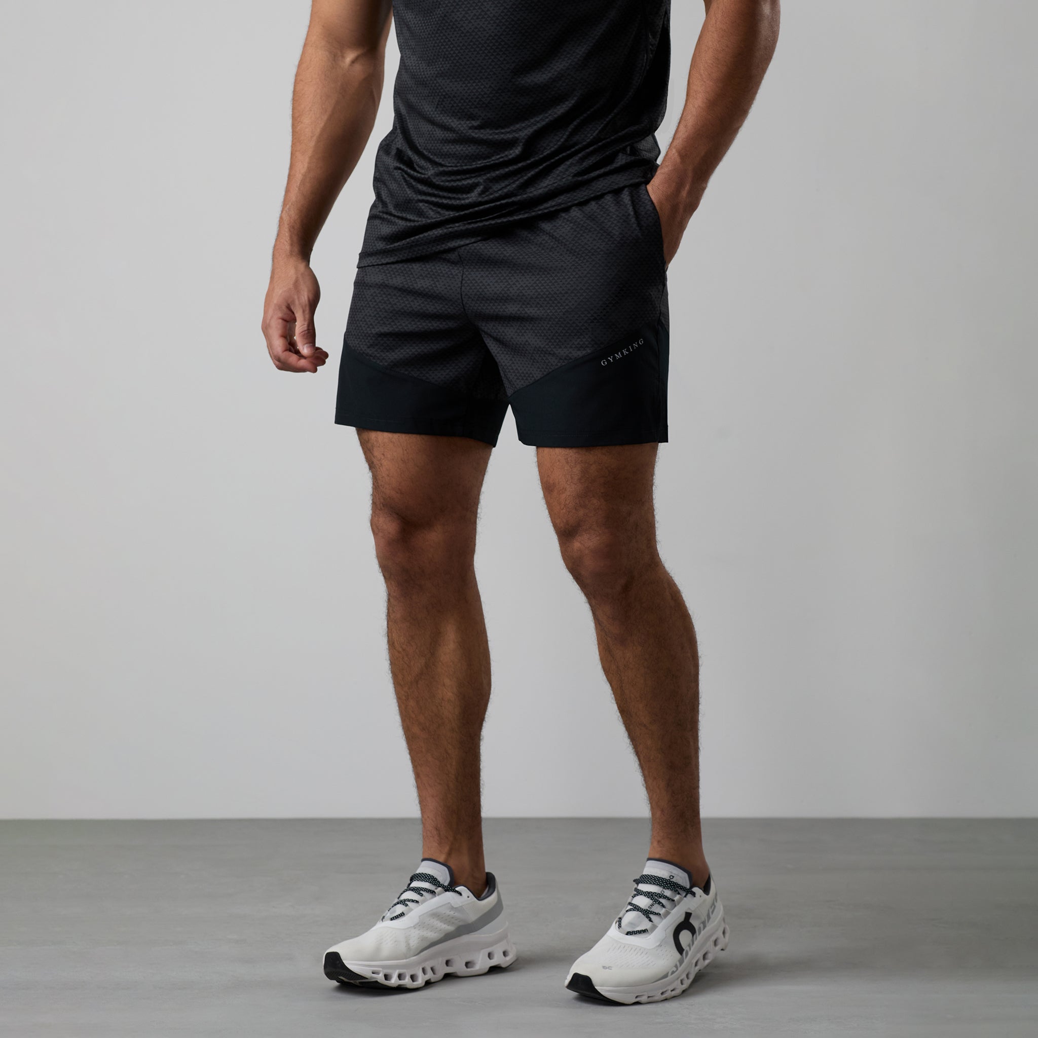 Gym King Enigma AOP Short - Black