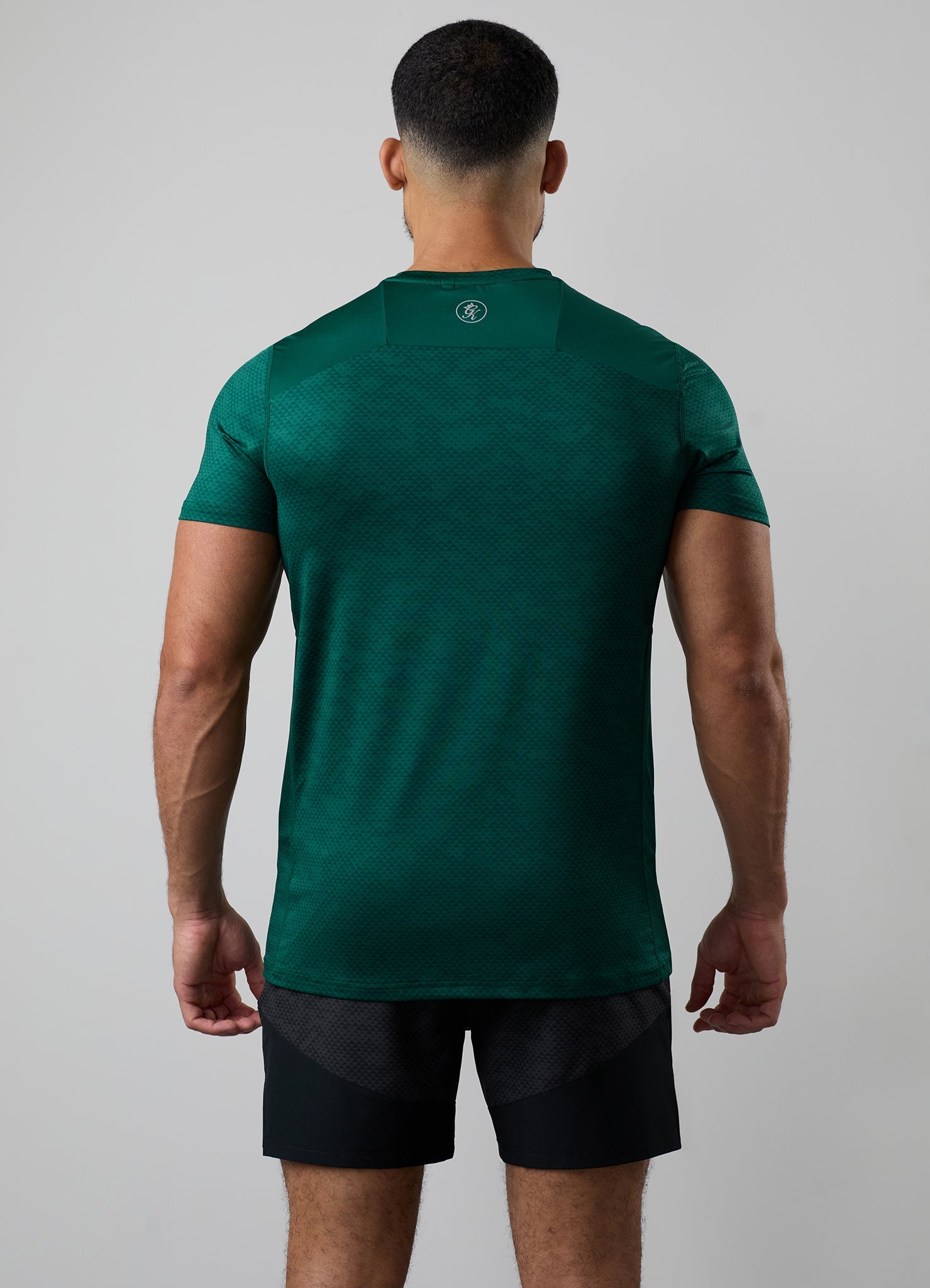 Gym King Enigma AOP Tee - Emerald Green