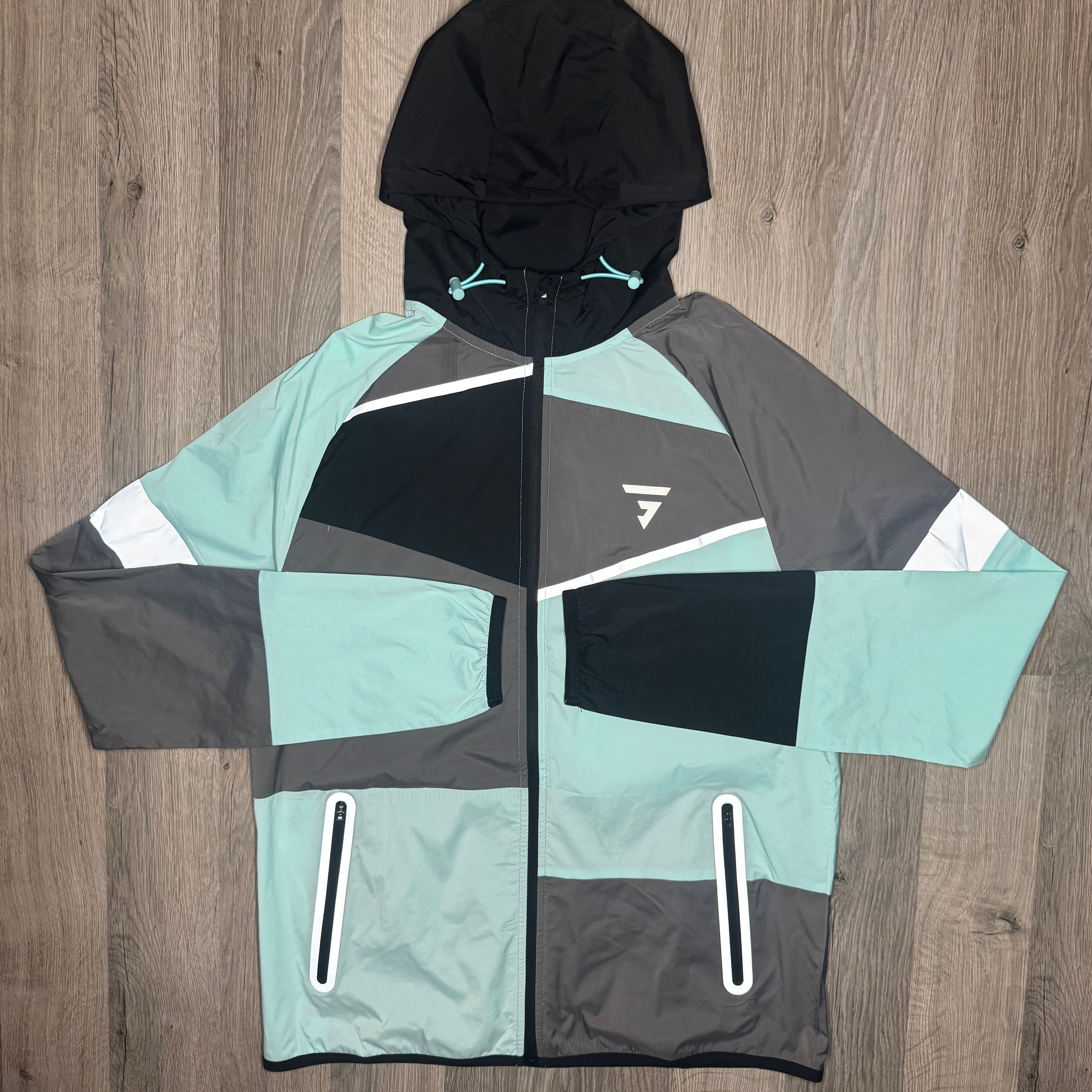 GRIID Panel Set - Windrunner & Bottoms -  Aqua / Grey