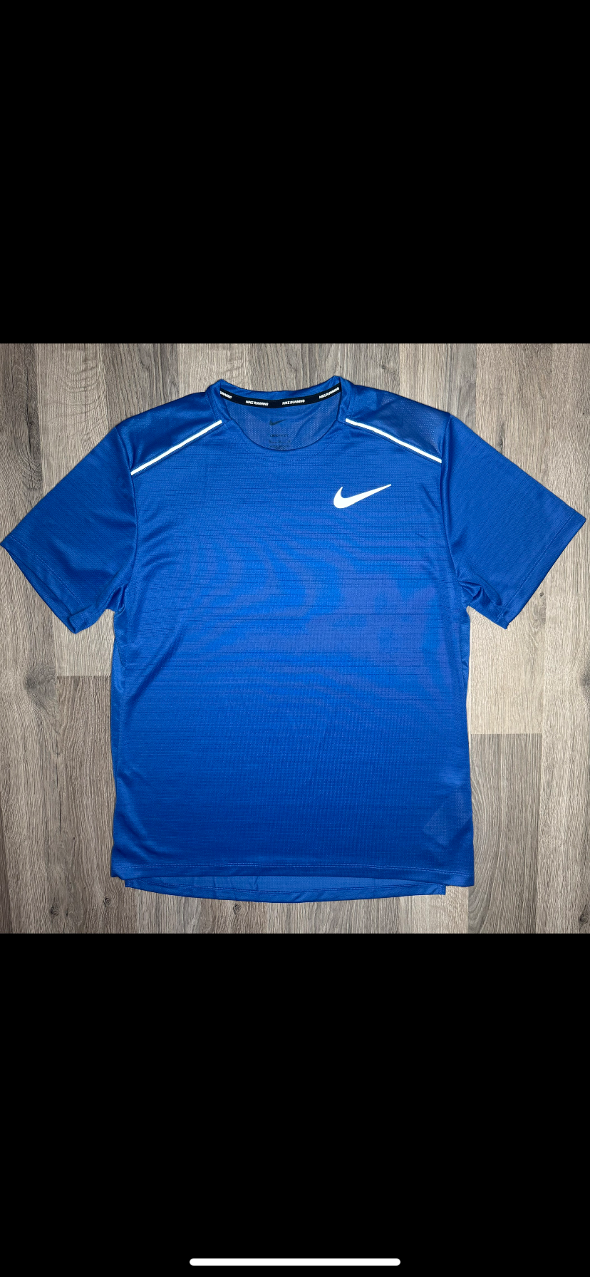 Nike Miler & Flex Stride 2.0 Set - Tee & Shorts - Royal Blue / Black