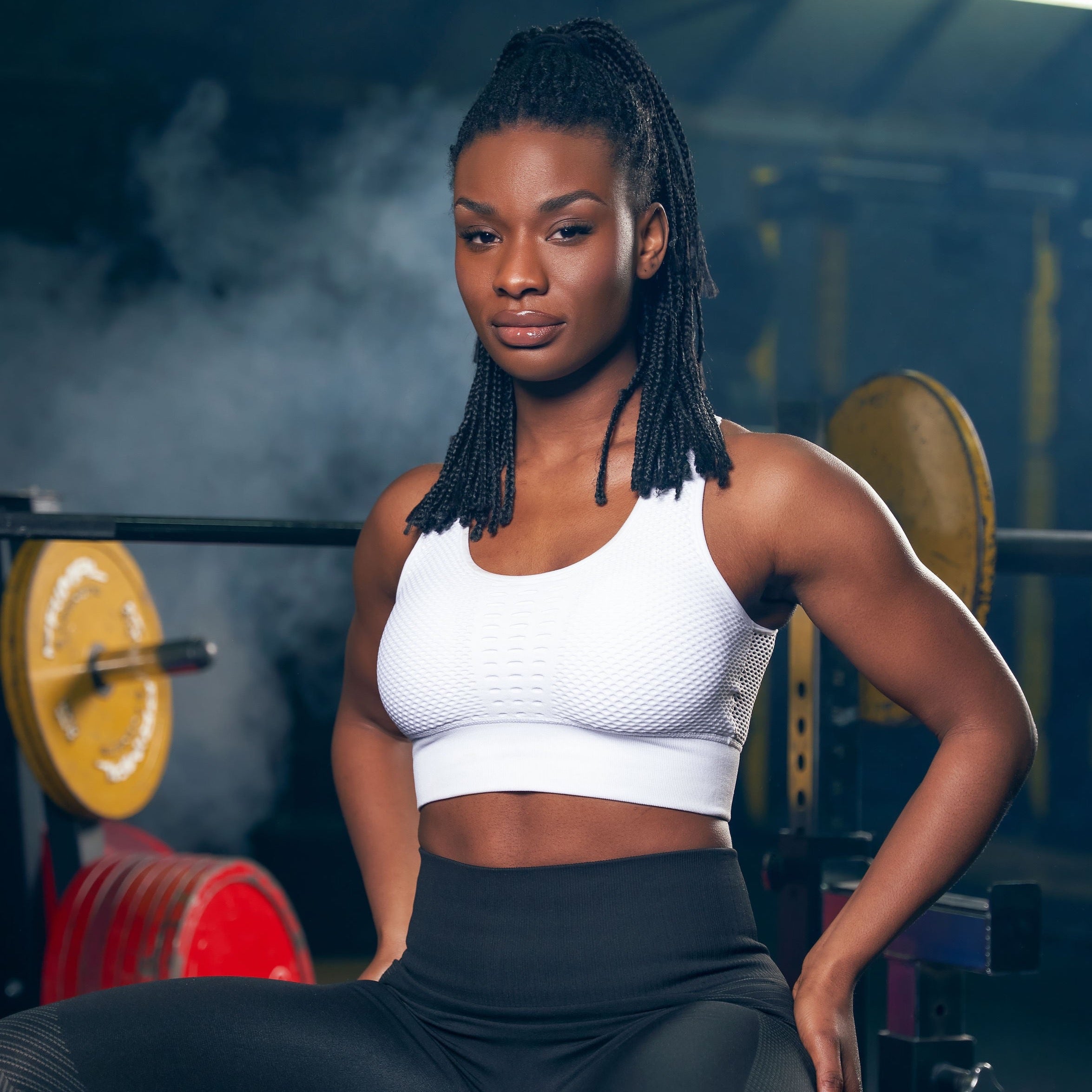 EZELL SPORTS BRA - WHITE