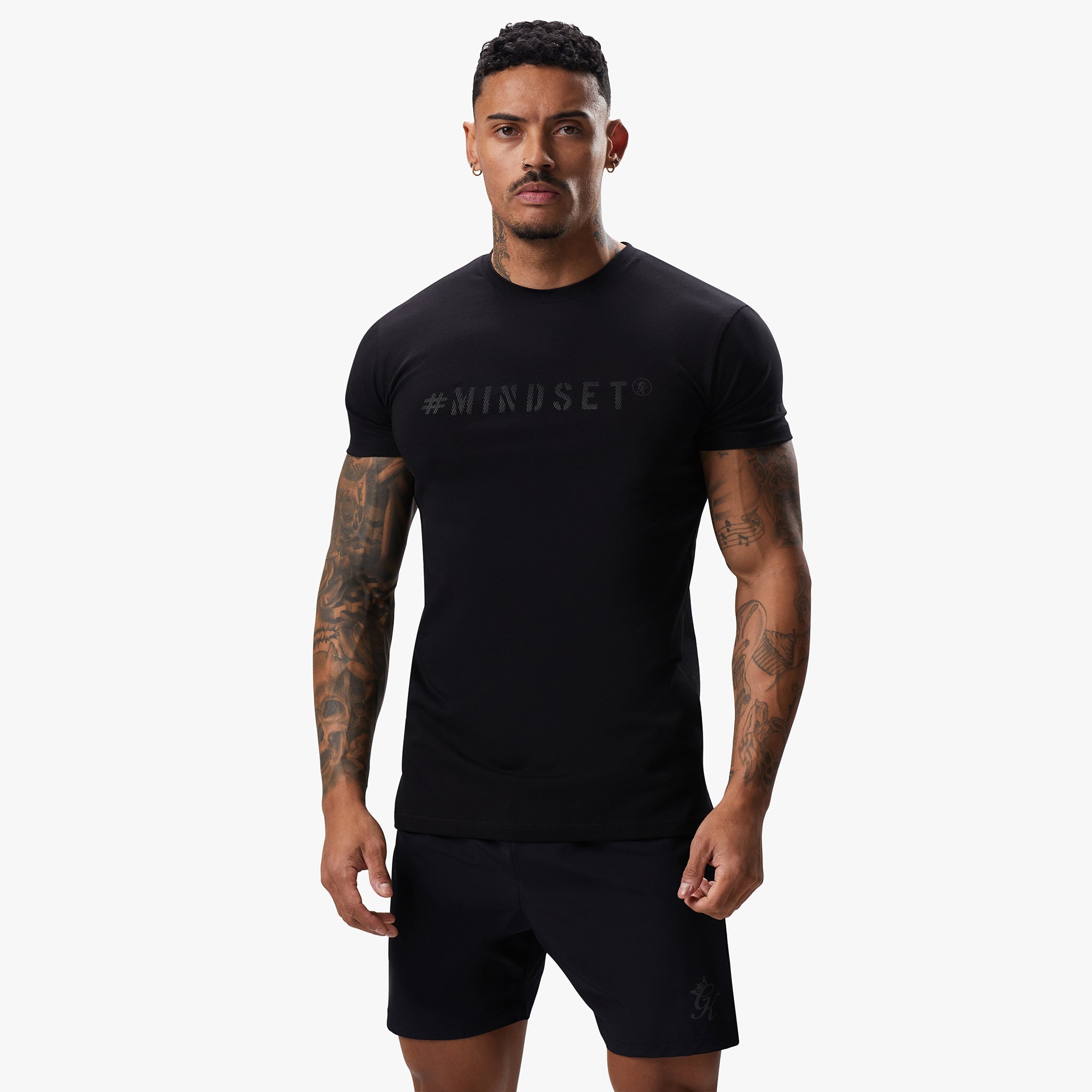 Gym King Mindset Jersey Tee - Black