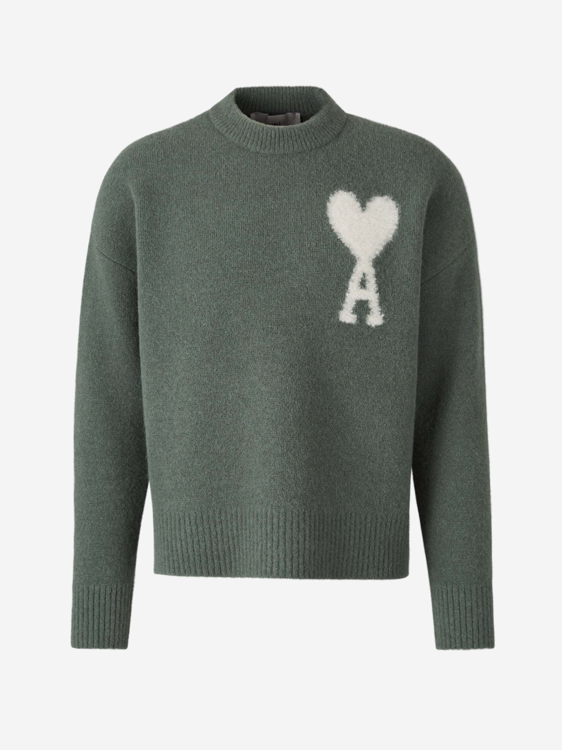 Ami Paris Sweater Green